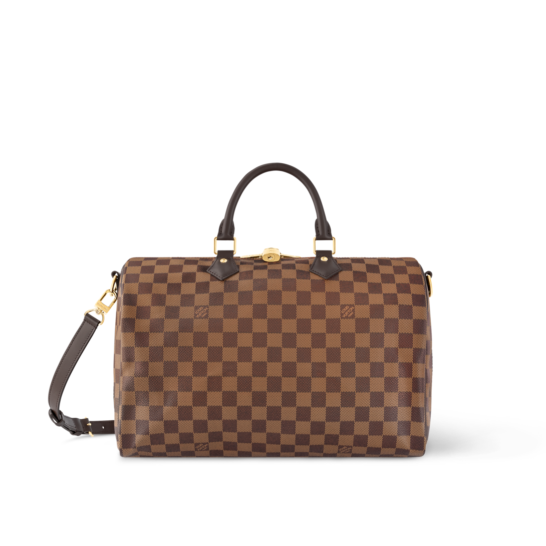 Bolsa Speedy Bandoulière 35 Damier Ébène - Bolsas | LOUIS VUITTON ®